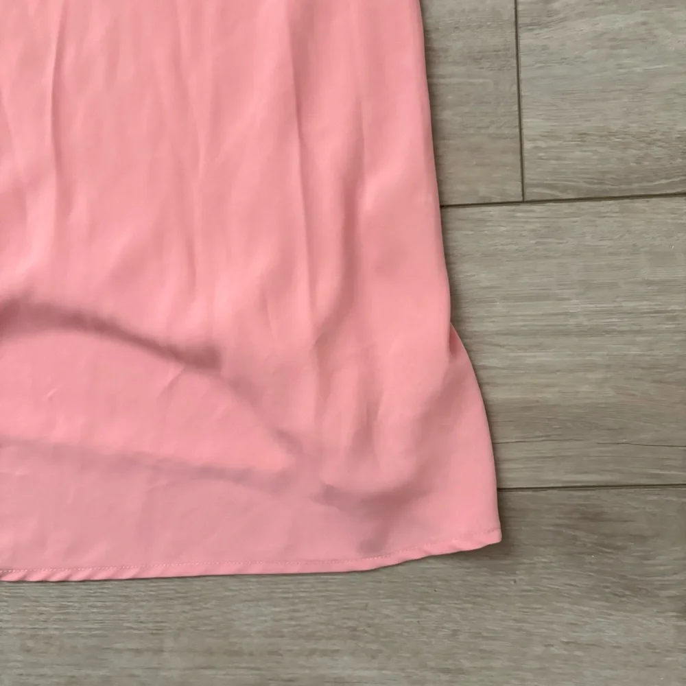 ABERCROMBIE & FITCH Peach Cowl Neck Maxi Dress‎ Spaghetti Low Back Small S